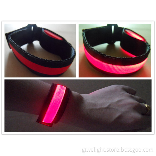 Silicone LED Lighting Bracelet Pink
